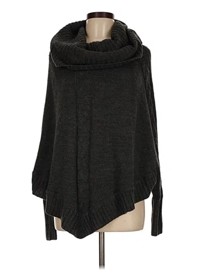 Pre-owned Alya Poncho In Black