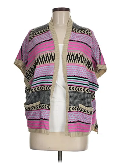 Pre-owned Alya Poncho In Pink