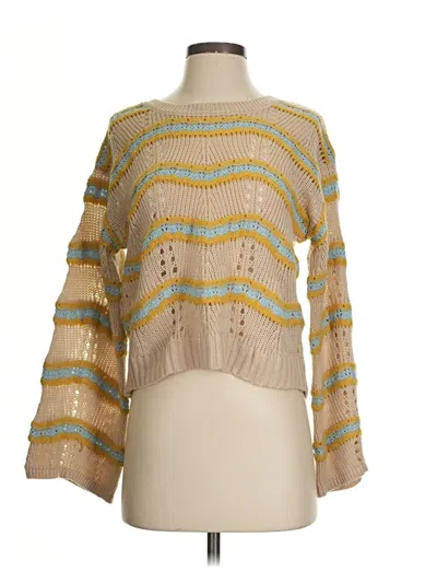 Pre-owned Alya Pullover Sweater In Brown