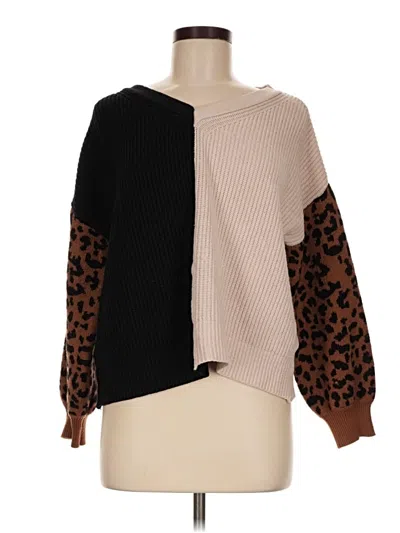Pre-owned Alya Pullover Sweater In Brown