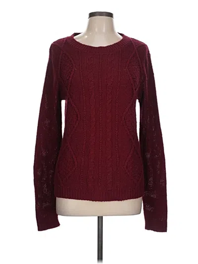 Pre-owned Alya Pullover Sweater In Burgundy