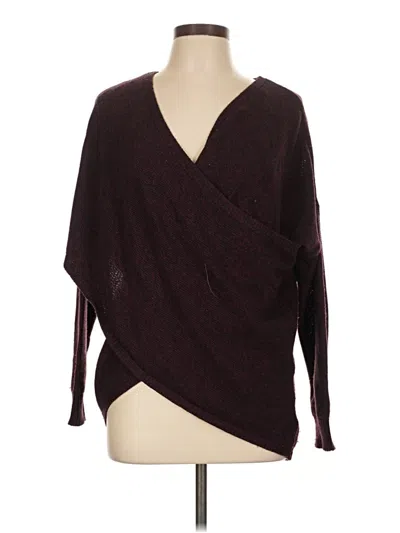 Pre-owned Alya Pullover Sweater In Burgundy