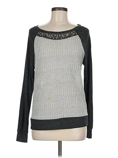 Pre-owned Alya Pullover Sweater In Gray