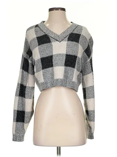 Pre-owned Alya Pullover Sweater In Gray