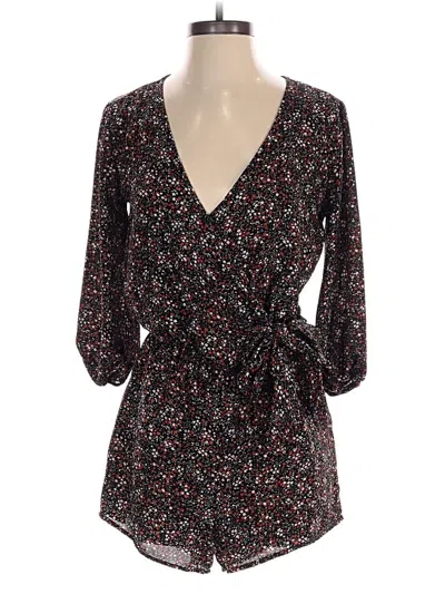 Pre-owned Alya Romper In Black