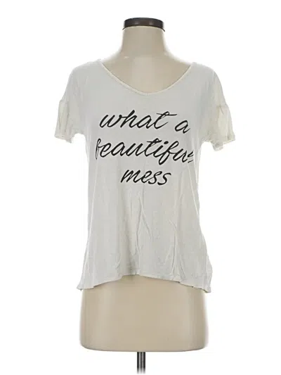 Pre-owned Alya Short Sleeve T-shirt In Silver