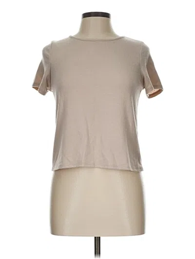 Pre-owned Alya Short Sleeve T-shirt In Tan