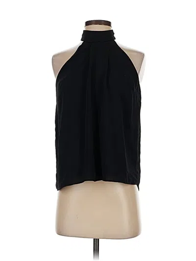 Pre-owned Alya Sleeveless Blouse In Black