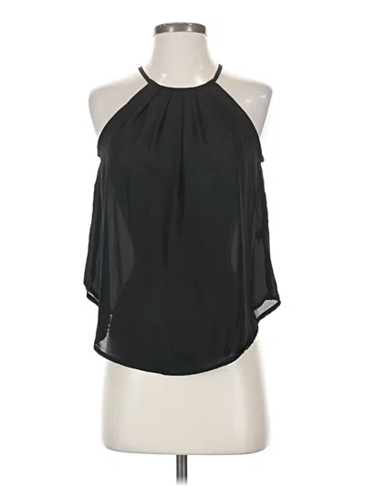 Pre-owned Alya Sleeveless Blouse In Black