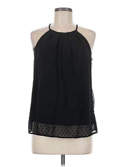 Pre-owned Alya Sleeveless Blouse In Black
