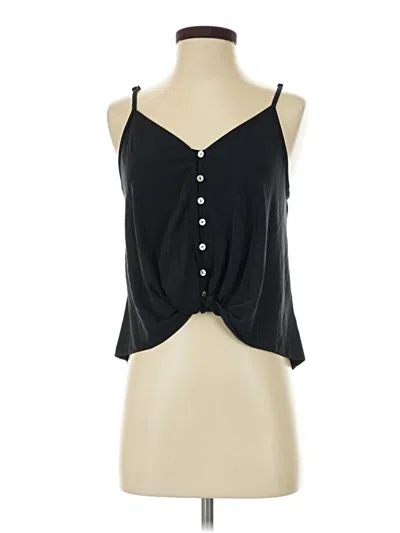 Pre-owned Alya Sleeveless Blouse In Black