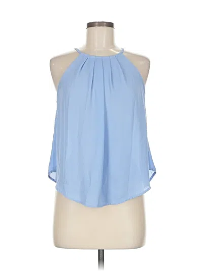 Pre-owned Alya Sleeveless Blouse In Blue