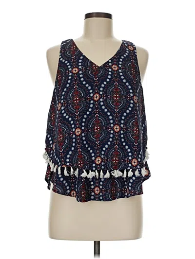 Pre-owned Alya Sleeveless Blouse In Blue