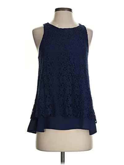 Pre-owned Alya Sleeveless Blouse In Blue