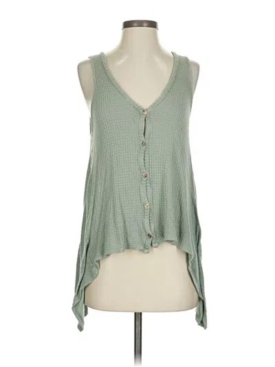 Pre-owned Alya Sleeveless Blouse In Green