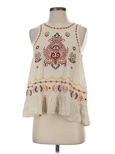 Pre-owned Alya Sleeveless Blouse In Ivory