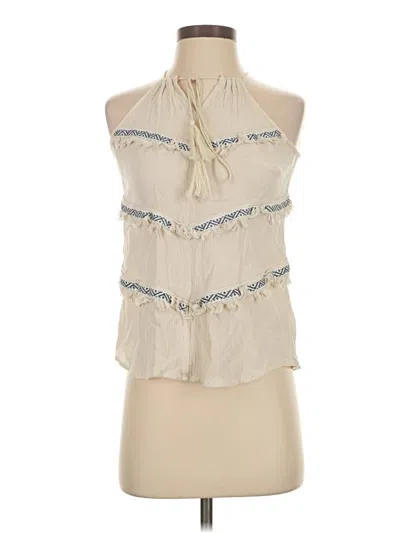 Pre-owned Alya Sleeveless Blouse In White