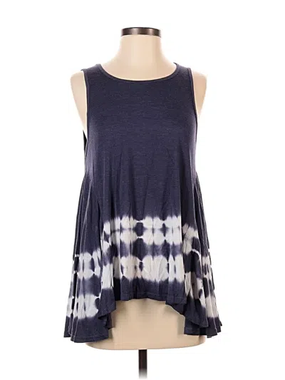 Pre-owned Alya Sleeveless Top Blue Halter Neckline Tops