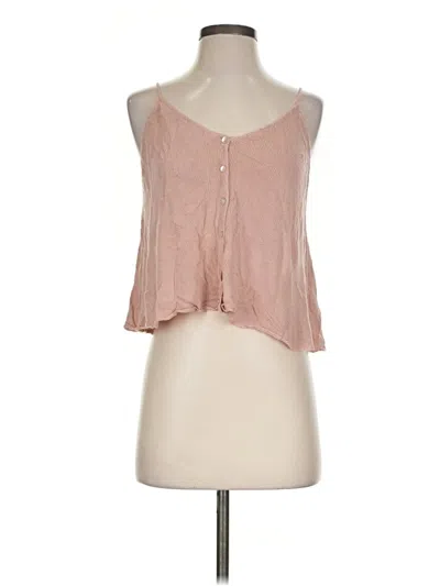 Pre-owned Alya Sleeveless Top Pink Strapless Neckline Tops