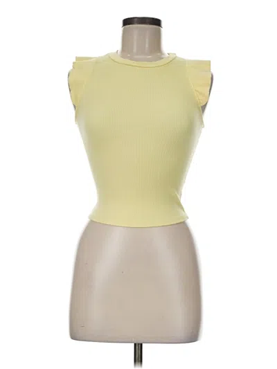 Pre-owned Alya Sleeveless T-shirt In Yellow