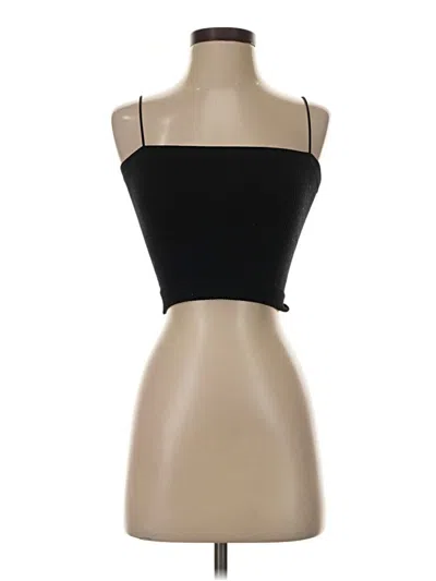 Pre-owned Alya Tube Top Black Strapless Neckline Tops