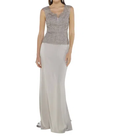 Alyce Paris Scoop Straight Prom Dress In Silvenude In Multi | ModeSens