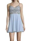Alyce Paris Short Homecoming Dress In Powder Blue In Blue