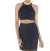Alyce Paris Strappy Back Two-piece Dress In Navy In Blue