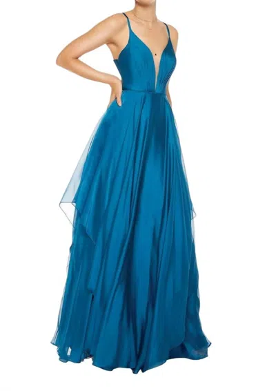 Alyce Paris The Secret Dress In Water In Blue