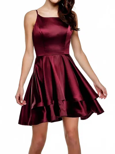 Alyce Paris The Secret Dress In Wine In Red