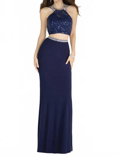 Alyce Paris Women's Semi Formal Dress In Navy In Blue