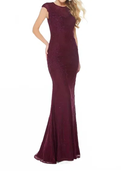 Alyce Paris Women's Sheath Dress In Claret In Burgundy