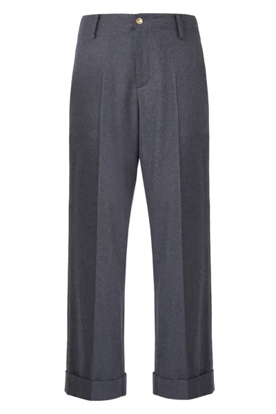 Alysi - Pants - 460754 - Anthracite In Blue