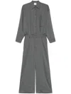Alysi Pinstriped Long Jumpsuit