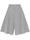 Alysi Cotton Striped Trousers