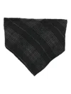 Alysi A-jour Striped-pattern Top In Black