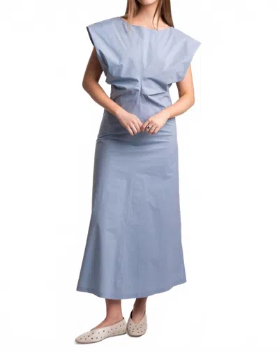 Alysi Abito Sleeveless Dress In Cielo In Blue