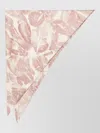 Alysi Abstract Pattern Lightweight Soft Texture Scarf In Neutral