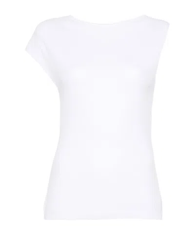 Alysi Asymmetrical T-shirt In White