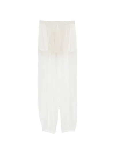 Alysi Balloon Trousers In White