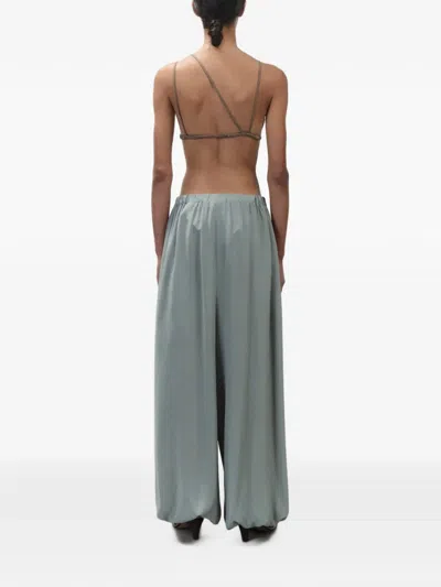 Alysi Balloon-leg Trousers In Gray
