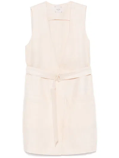 ALYSI BEIGE LINEN VEST
