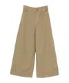 Alysi Belt Loop Casual Pants In Neutral