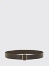 Alysi Leather Belt In Black