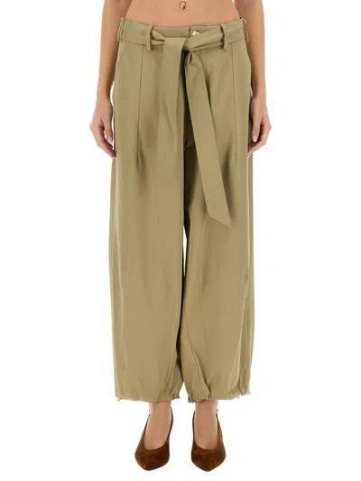 ALYSI BELTED PANTS