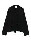 Alysi Belted Shirt In Black