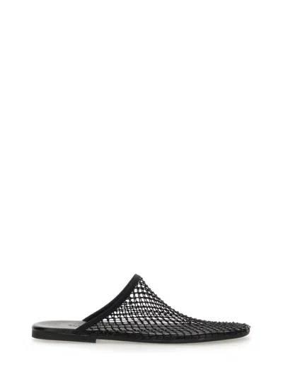 ALYSI ALYSI BLACK MESH SLIP-ON SABOT IN MESH