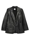 Alysi Wool Single-breasted Jacket In Black