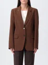 Alysi Two-button Pocket Blazer In Brown