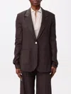 Alysi Blazer  Woman Color Brown In Brown